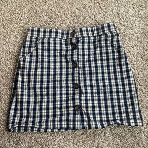 High rise hollister mini skirt
